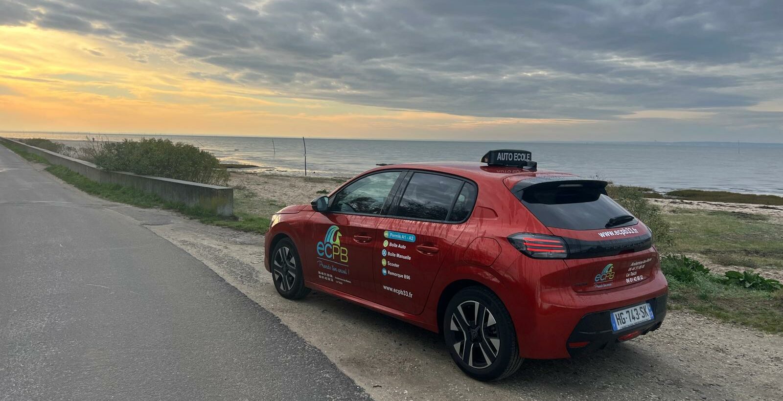 Bienvenue chez ECPB votre école de conduite à Andernos